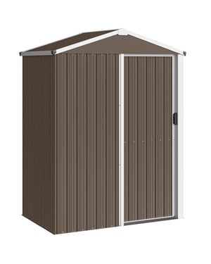 4goodz Tuinschuur metaal afsluitbare schuifdeur -136x87x179 cm -