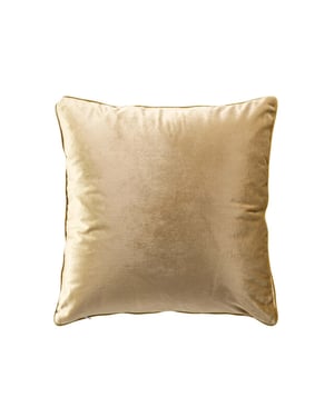 Casa di Elturo Velvet kussen gold ocre – oker/goud 45 x 45 cm (incl. vulling)