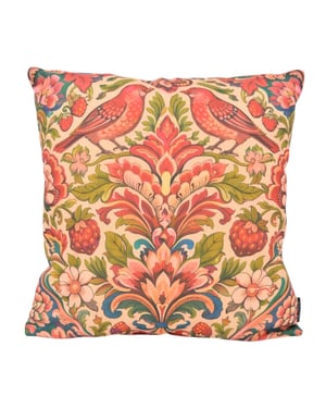 NOVÉE Sierkussen heritage bloom roze | 45x45 cm | katoen/linnen