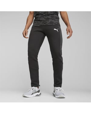 Mens Evostripe Drycell Sweatpants Tracksuit Bottoms in Black