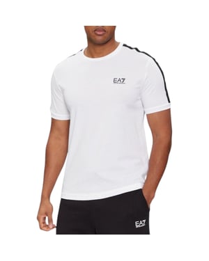 EA7 Emporio Armani Mens 3DPT35 PJ02Z Tape Logo T-Shirt Griffin Casuaul Tee
