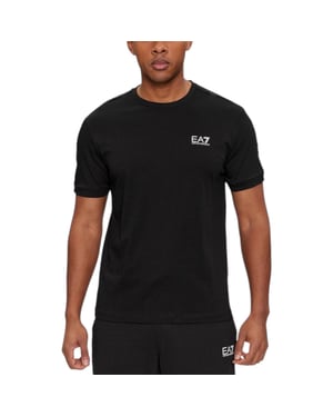 EA7 Emporio Armani Mens 3DPT35 PJ02Z Tape Logo T-Shirt Griffin Casuaul Tee