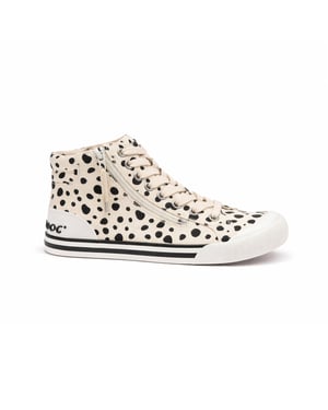 Rocket Dog Jazzin Hi Fido Womens Hi-top Trainers Off White
