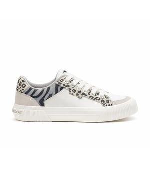 Rocket Dog Cheery Blocked Sportieve Dames Casual Sneakers Grijs Multi
