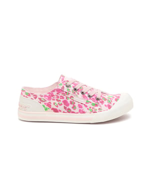 Rocket Dog Jazzin Snap Dames Canvas Sneakers Roze Multi