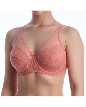 Generous 008H4 Women's Micro Tulle Underwire Bra