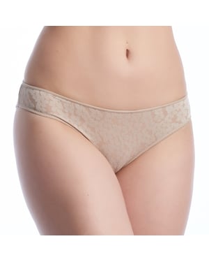 Kvinnors bikiniunderkläder med blommig jacquardtyg REBECA