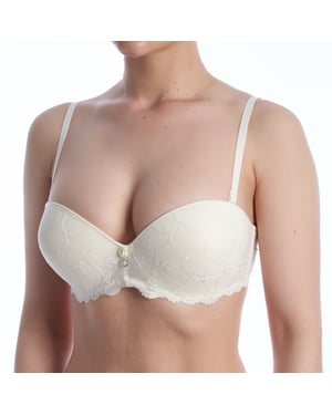 Strapless Bridal Bra with Underwire and Double Push Up GALA