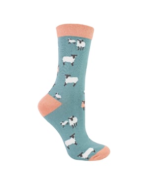 1 Pack Ladies Novelty Animal Patterned Bamboo Socks