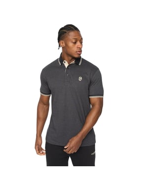 Crosshatch Heren Preece Polo Shirt (Zwart)