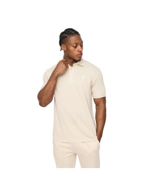 Crosshatch Heren Preece Poloshirt (Licht Steen)