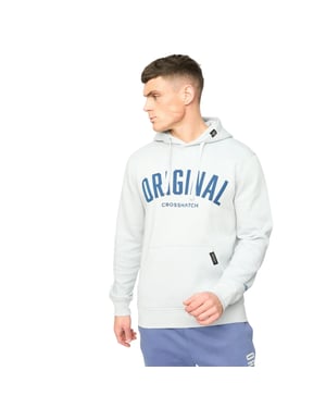 Crosshatch Heren Kensby Hoodie (Lichtblauw)