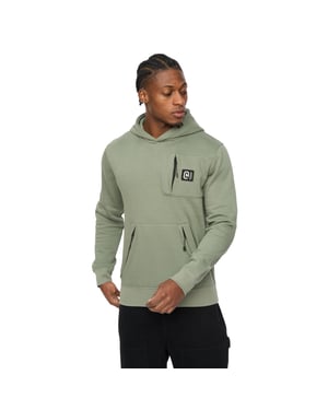 Crosshatch Heren Portville Hoodie (Olijf)