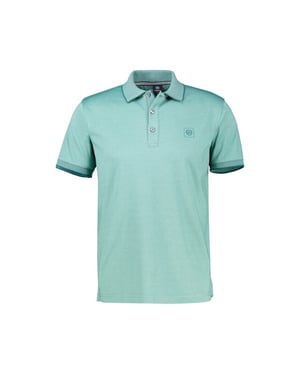 Lerros Heren polo 2643217 662 soft teal