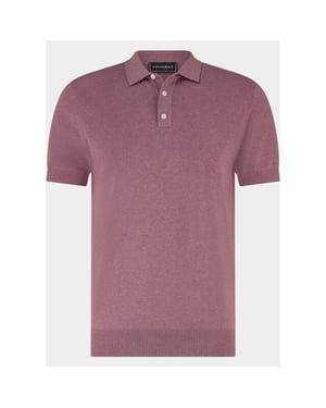Scotland Blue Polo heren pince knitted polo ss spe26106pi08sb/5005