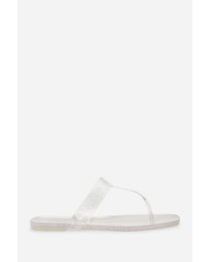 Wheres That From Womens Rosalyn Glitter Thong Flip Flop Sandals