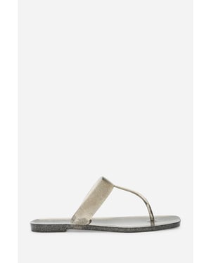 Wheres That From Womens Rosalyn Glitter Thong Flip Flop Sandals