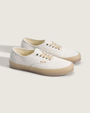 Vans Authentic Crepe Leren Witte Sneakers Voor Mannen
