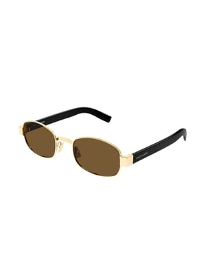 Saint Laurent solglasögon Guld/Brown