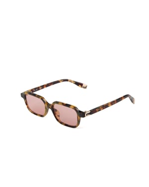 Furla Zonnebril Bourgogne/Glanzend Havana