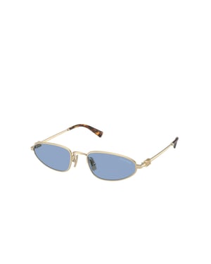Miu Miu Zonnebril Blauw/Goud