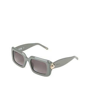 Furla Zonnebril Glanzend Khaki Groen