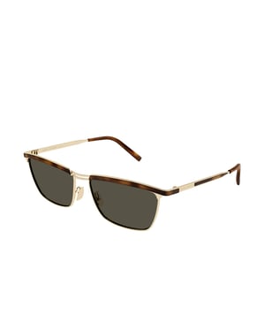 Saint Laurent Solglasögon Guld/Grå