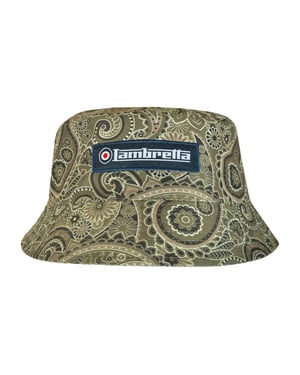 Lambretta Paisley Bucket Hat (Khaki Green)