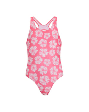 Regatta Eendelig Katrisse Floral Badpak met Textuur voor Meisjes (Roze waas)