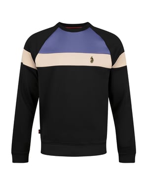 Luke 1977 Mens Adam 3 Sweatshirt in Black Future Dusk