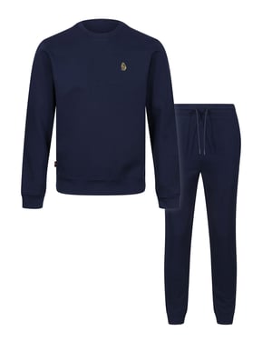 Luke 1977 Mens The Run Tracksuit in Navy B