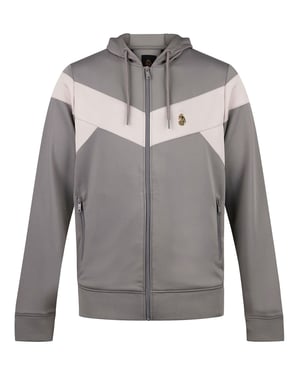 Luke 1977 Mens Baldur Hoodie in Concrete Cement