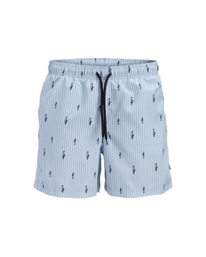Jack & Jones Jj rebel heren zwemshort jrebhawaii gestreept/vis print