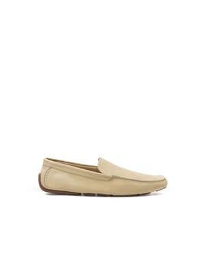 Bally Beige Leren Mocassin
