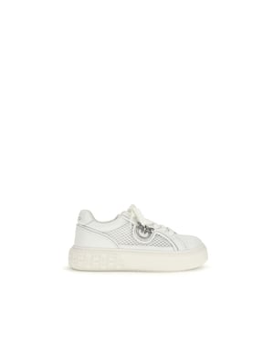 PINKO Vita Kalvläder Bos Taurus Plattform Sneakers