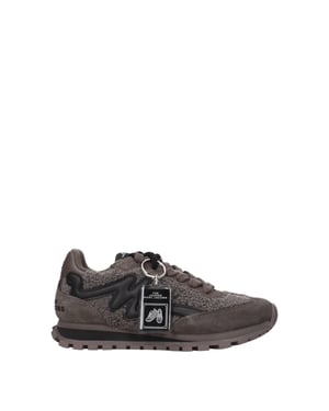 Marc Jacobs Grijze Bont Chunky Sneakers