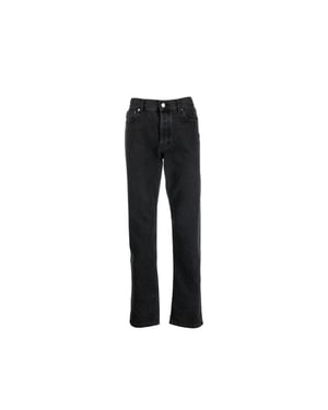 Ambush Zwarte Katoenen Slim Fit Jeans