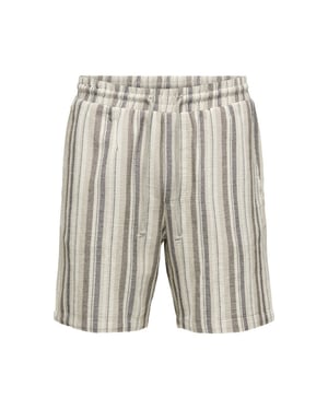 Only & Sons onstrev life reg stru stripe shorts 22026950 gardenia