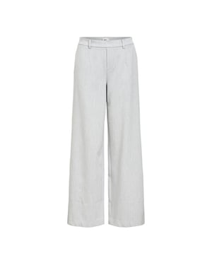 Object objlisa wide pant noos 23037921 light grey melange
