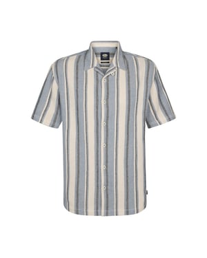 Petrol Industries men shirt short sleeve aop m-1060-sis429 5195 marble blue
