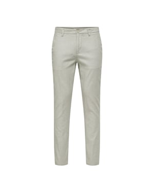 Only & Sons onsmark tap 0011 cotton linen pant 22024937 sea spray