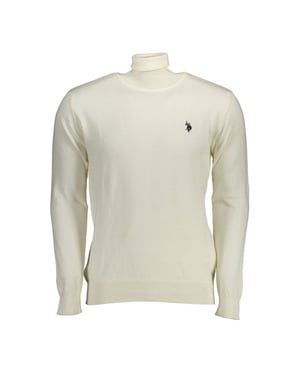 U.S. POLO ASSN. Vit bomulls herrtröja