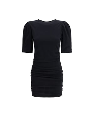 Isabel Marant Zwarte Katoenen Casual Jurk