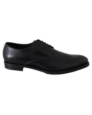 Dolce & Gabbana Black Leather SARTORIA Hand Made Shoes