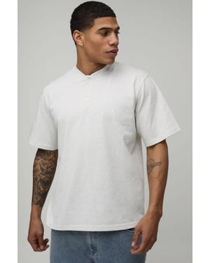 Relaxed Heavyweight Henley T-shirt