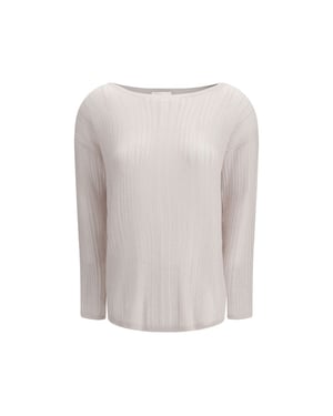 Allude Witte Kasjmier Sweater