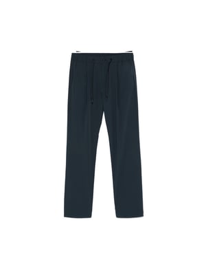 Herno Grå Elastan Casual Byxor