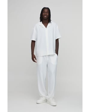 Oversized Short Sleeve Shirt and Trouser Set