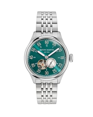 Aston Martin Aml Timeless Ts1 Heren Zilveren Horloge MTTS1F504