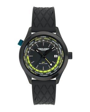 Aston Martin Aml Icon Grz Heren Zwarte Horloge MTIZ1F501